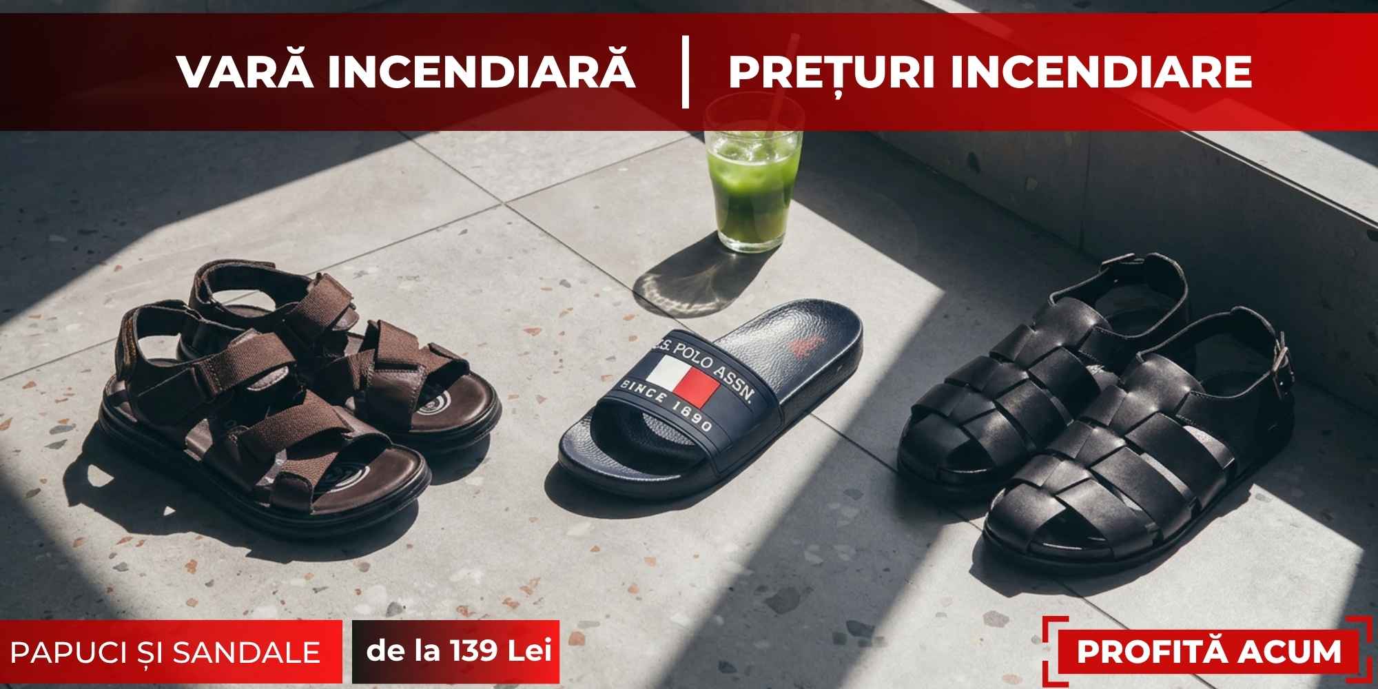 vara incendiara papuci si sandale