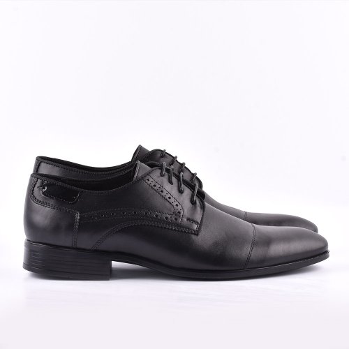 Pantofi negri piele naturala 8ve25