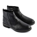 GHETE BLACK PIELE NATURALA 5VE18