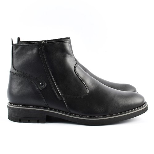 Ghete black piele naturala 5ve18