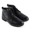 GHETE NEGRE PIELE NATURALA 5VE24