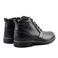 GHETE NEGRE PIELE NATURALA 5VE24