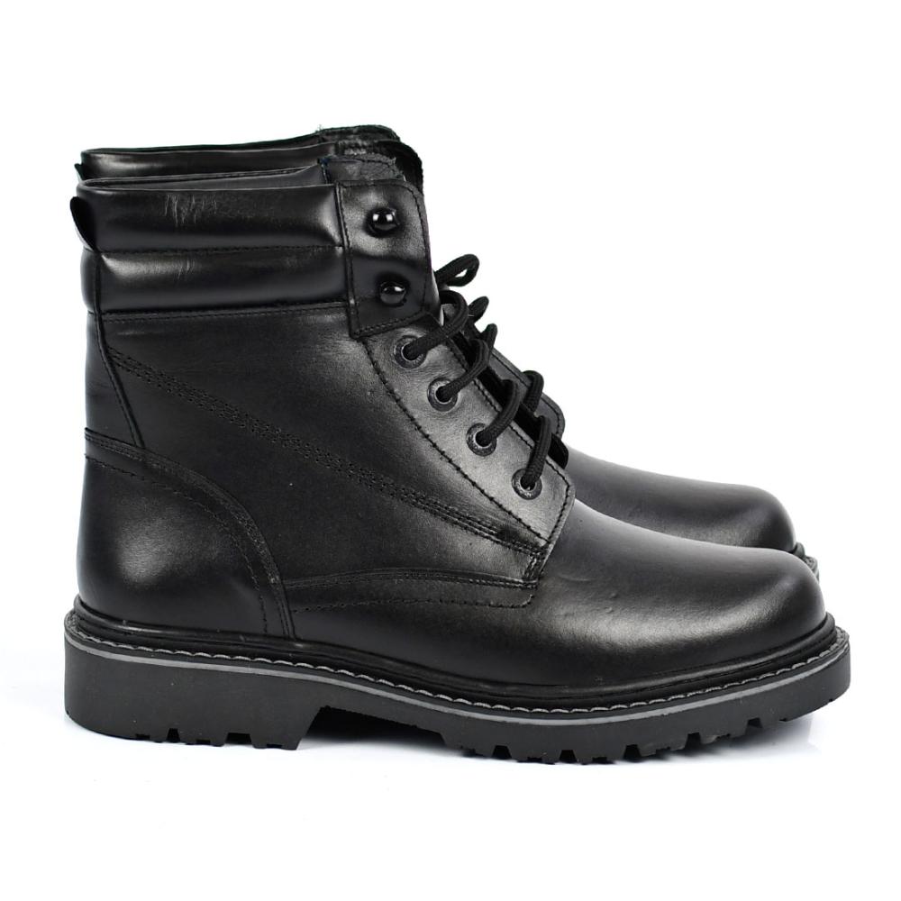 GHETE NEGRE PIELE NATURALA 7VE00