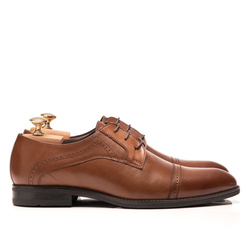 Pantofi maro piele naturala benny