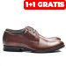 Pantofi maro inchis piele naturala 4ve121