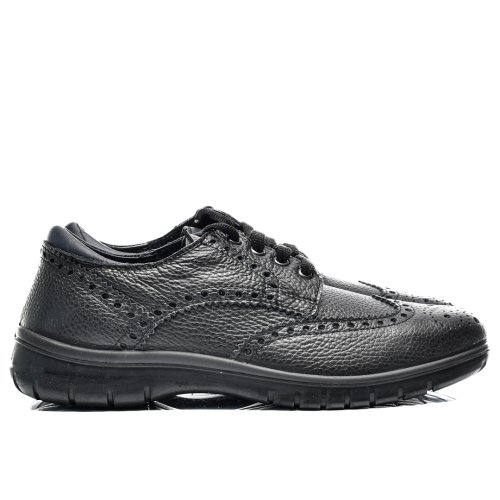 Pantofi negri piele naturala uve17120