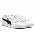 PUMA, PANTOFI SPORT BLACK WHITE PUMA SMASH V2
