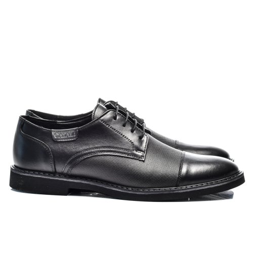 Pantofi negri piele naturala 2ve21536np
