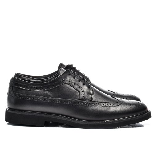 Pantofi negri piele naturala 2ve21537np