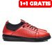 Pantofi sport rosii piele naturala 1ve019