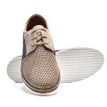 PANTOFI PERFORATI BEJ PIELE NATURALA 1VE300