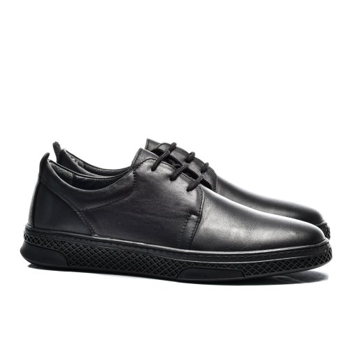 Pantofi negri piele naturala 1ve081