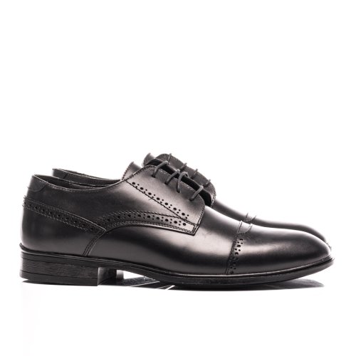 Pantofi negri piele naturala 2ve03scv