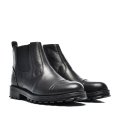 GHETE NEGRE PIELE NATURALA BVEPK124