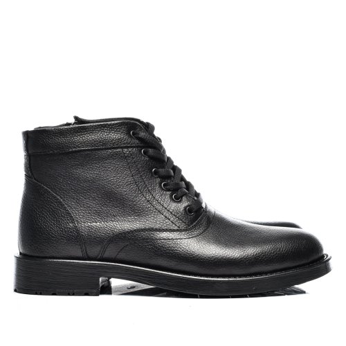 Ghete negre piele naturala bvepk121