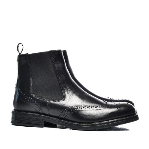 Ghete negre piele naturala mveh65h09