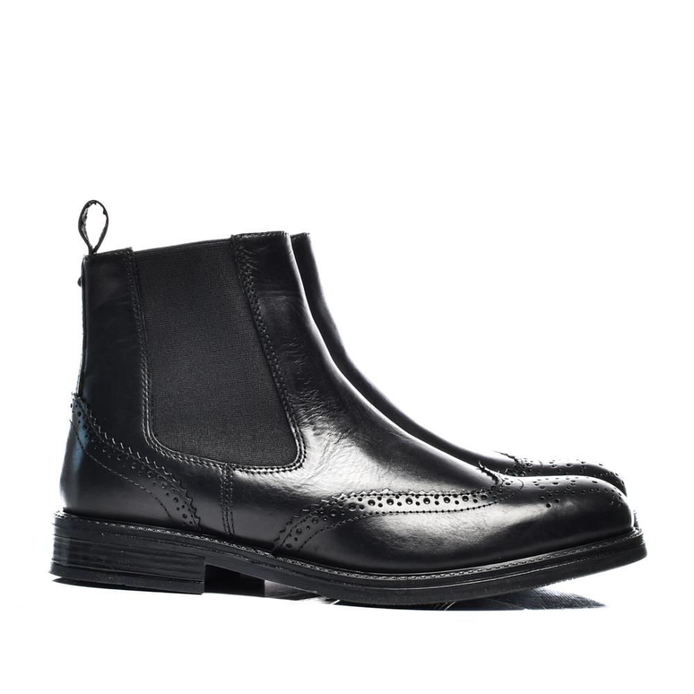 GHETE NEGRE PIELE NATURALA MVEH65H09