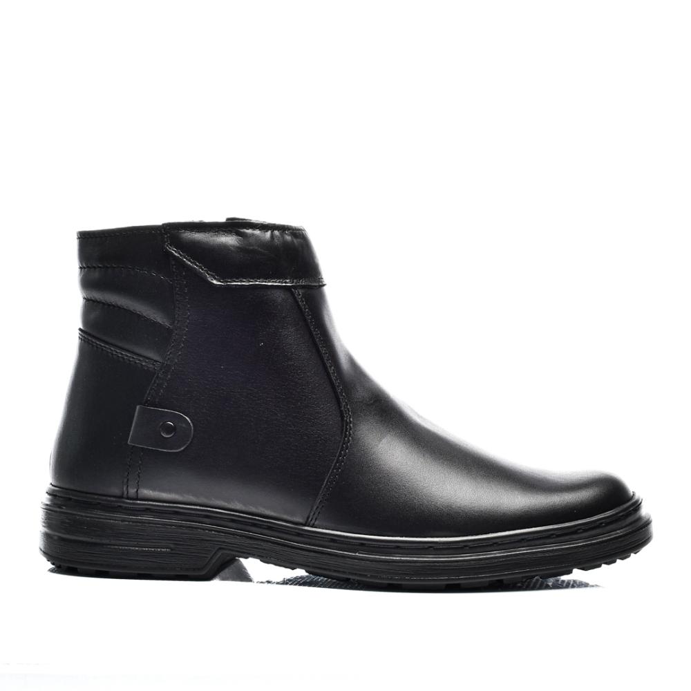 GHETE NEGRE PIELE NATURALA JERRY