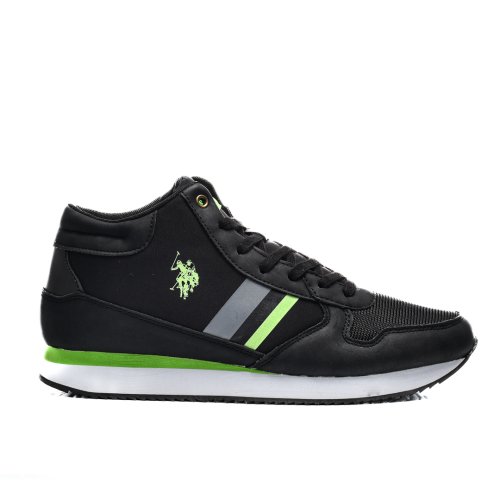 U.s. polo assn, pantofi sport inalti black nobil-008