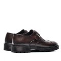 PANTOFI MARO INCHIS PIELE NATURALA BVECK-122