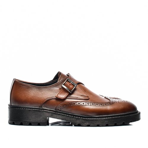Pantofi maro deschis piele naturala bveck-122