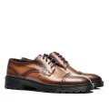 PANTOFI MARO DESCHIS PIELE NATURALA BVECK-135