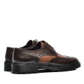 PANTOFI MARO INCHIS PIELE NATURALA BVECK-128