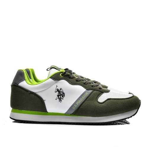 U.s. polo assn, pantofi sport olive nobil-009