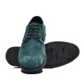 PANTOFI VERZI PIELE NATURALA INTOARSA 2VE21537SP