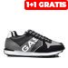 Gas, pantofi sport black grey gveam223220