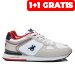 U.s. grand polo, pantofi sport white navy gpm313105