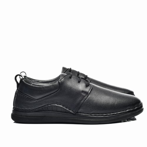 Pantofi negri piele naturala 1ve006