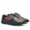 PANTOFI PERFORATI NEGRI PIELE NATURALA 0VE9