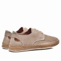 PANTOFI PERFORATI TAUPE PIELE NATURALA 1VE315