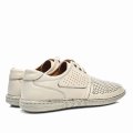 PANTOFI PERFORATI CREM PIELE NATURALA 0VE9