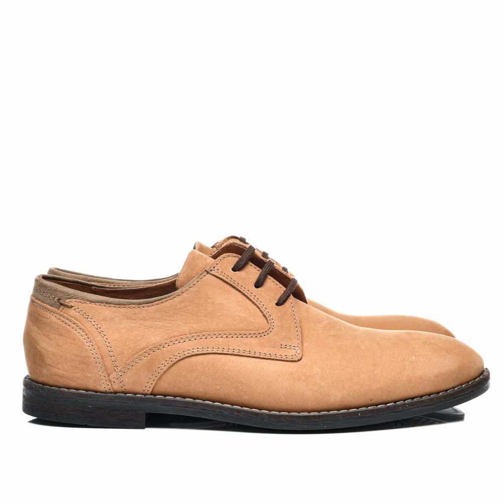 PANTOFI CAMEL PIELE NATURALA 1VE627