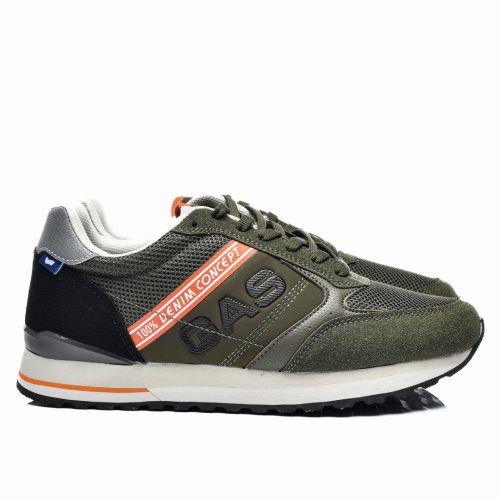 Gas, pantofi sport khaki gam313902