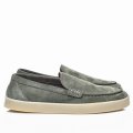 MOCASINI OLIVE PIELE NATURALA INTOARSA WVEB02-2201