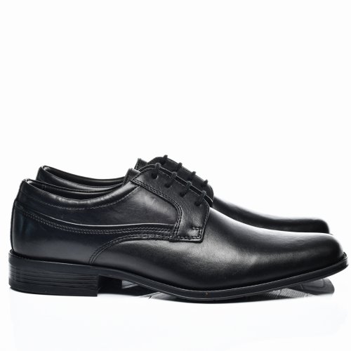 Pantofi negri piele naturala wspb04-3101