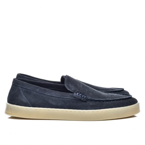 Mocasini bleumarin piele naturala intoarsa wveb02-2201