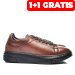 Pantofi sport maro piele naturala bvecr-008