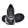 PANTOFI SPORT NEGRU GRI PIELE NATURALA 3VE28