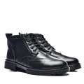 GHETE NEGRE IMBLANITE PIELE NATURALA BVERC004