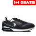 U.s. polo assn, pantofi sport black nobil-003e