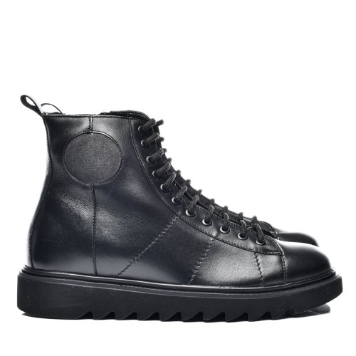Ghete negre piele naturala 1ve55
