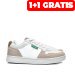 Benetton, pantofi sport white btm314022