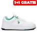 U.s. polo assn, pantofi sport white green presto