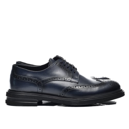 Pantofi albastri piele naturala 1ve15