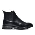 GHETE NEGRE PIELE NATURALA 3VE67