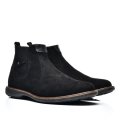 GHETE NEGRE PIELE NATURALA INTOARSA 212941NBK